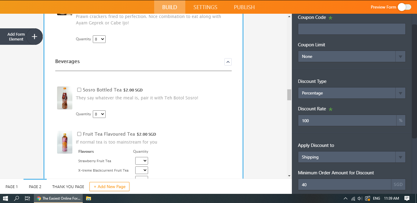 How do I generate free shipping with minimum amount order without using